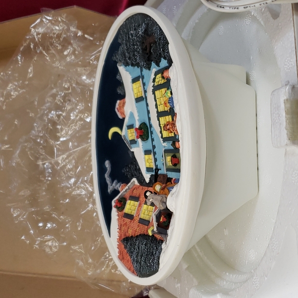 Collectors lighted plate. Rhodes studios. Winter scenery (a3) - Picture 6 of 8